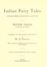 Cover of: Indian fairy tales by W. S. Phillips