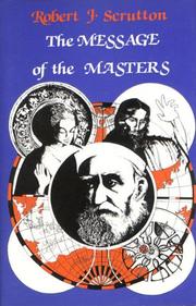 Cover of: The message of the masters