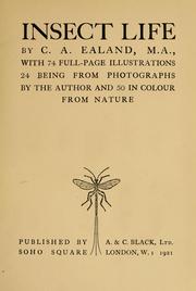 Cover of: Insect life