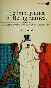 Cover of: The importance of being Earnest by Oscar Wilde