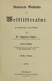 Cover of: Illustrierte Geschichte der Weltlitteratur.: Ein Handbuch in zwei Bänden