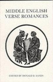 Cover of: Middle English verse romances by edited by Donald B. Sands.