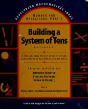 Cover of: Building a system of tens by Deborah Schifter ... [et al.].