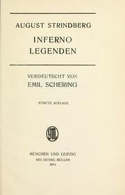 Cover of: Inferno. by August Strindberg