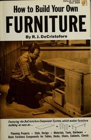 Cover of: How to Build Your Own Furniture