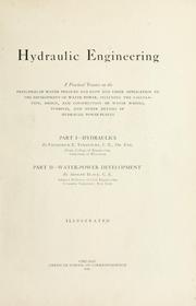 Cover of: Hydraulic engineering | American School (Chicago, Ill.)