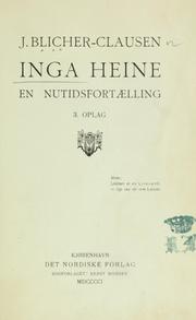 Cover of: Inga Heine: en Nutidsfortælling