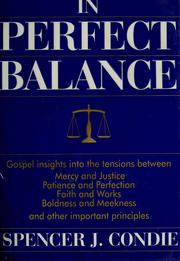 Cover of: In perfect balance