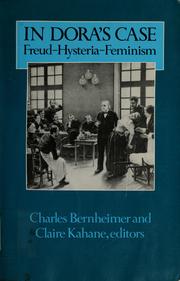 Cover of: In Dora's case: Freud--hysteria--feminism