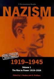 Cover of: Nazism 1919-1945: The Rise to Power 1919-1934 a Documentary Reader (Nazism Series , Vol 1)