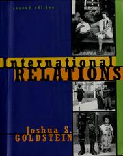 Cover of: International relations