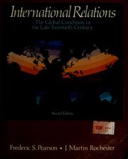 Cover of: International relations by Frederic S. Pearson