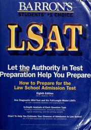 Cover of: How to prepare for the LSAT, law school admission test