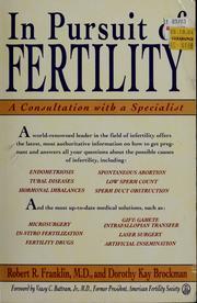 Cover of: In pursuit of fertility: a consultation with a specialist