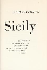 Cover of: In Sicily by Elio Vittorini