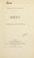 Cover of: Idées et sensations [par] Edmond & Jules de Goncourt.