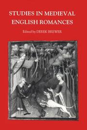 Cover of: Studies in Medieval English Romances by Derek Brewer