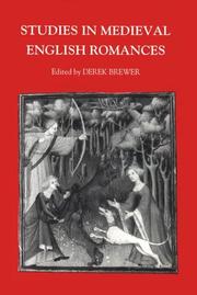 Cover of: Studies in Medieval English Romances by Derek Brewer, Derek Brewer