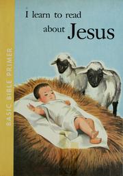 Cover of: I learn to read about Jesus by Leilah E. Runyon