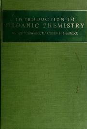 Cover of: Introduction to organic chemistry