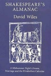 Shakespeare's almanac by David Wiles