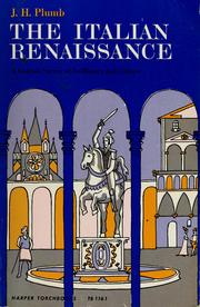 Cover of: The Italian Renaissance by J. H. Plumb