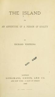 Cover of: The island, or, An adventure of a person of quality