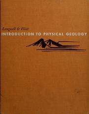 Cover of: Introduction to physical geology | Chester R. Longwell