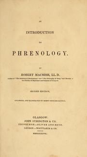 Cover of: An introduction to phrenology.