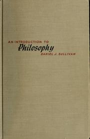 Cover of: An introduction to philosophy