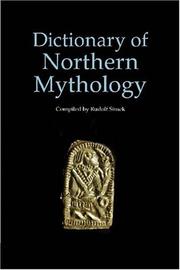 Cover of: Dictionary of Northern Mythology by Rudolf Simek
