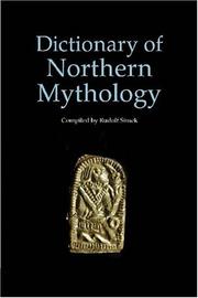 Cover of Dictionary of northern mythology