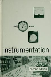 Cover of: Instrumentation