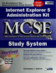 Cover of: Internet Explorer 5 administration kit MCSE study system by Chris Sullivan