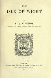 Cover of: The Isle of Wight by C. J. Cornish