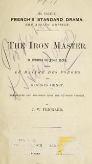 Cover of: The iron master by J. V. Prichard, J. V. Prichard