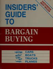 Cover of: The Insider's guide to bargain buying