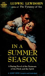 Cover of: In a summer season