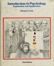 Cover of: Introduction to psychology by Dennis Coon