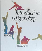 Cover of: Introduction to psychology | Rod Plotnik