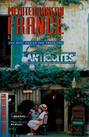 Cover of: Insider's Mediterranean France guide