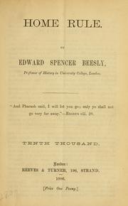 Cover of: [Ireland and home rule: speech delivered at Newcastle-on-Tyne, 25 November, 1885