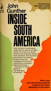 Cover of: Inside South America