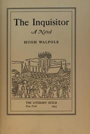 Cover of: Inquisitor by Hugh Walpole