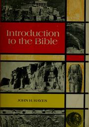 Cover of: Introduction to the Bible by John Haralson Hayes