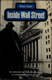 Cover of: Inside Wall Street: continuity and change in the financial district