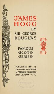 Cover of: James Hogg
