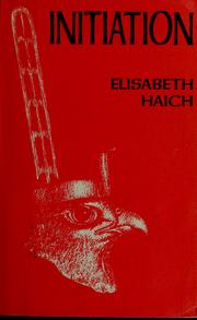 Cover of: Initiation by Elisabeth Haich