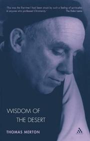 Cover of: The Wisdom of the Desert by Thomas Merton