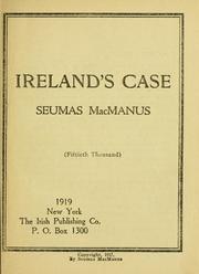 Cover of: Ireland's case